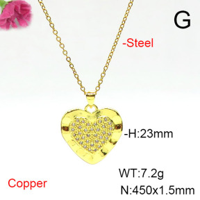 Fashion Copper Necklace  F6N405553avja-L002