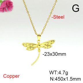 Fashion Copper Necklace  F6N405557avja-L002