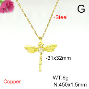 Fashion Copper Necklace  F6N405558aajl-L002