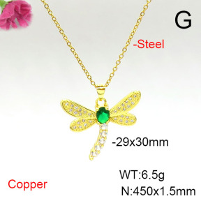Fashion Copper Necklace  F6N405559aajl-L002