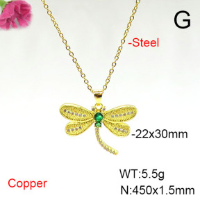 Fashion Copper Necklace  F6N405560aajl-L002
