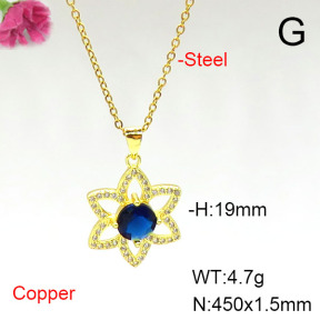 Fashion Copper Necklace  F6N405570aajl-L002