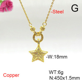 Fashion Copper Necklace  F6N405573vbmb-L002