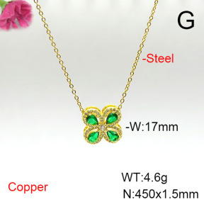 Fashion Copper Necklace  F6N405576baka-L002