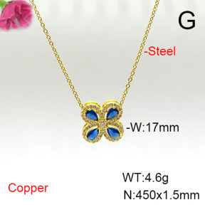 Fashion Copper Necklace  F6N405578baka-L002