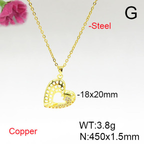 Fashion Copper Necklace  F6N405653avja-L024