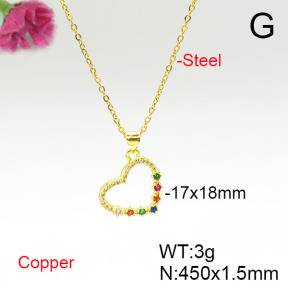 Fashion Copper Necklace  F6N405655aajl-L024