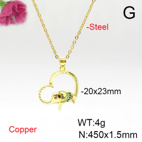 Fashion Copper Necklace  F6N405657avja-L024