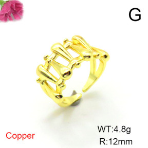 Fashion Copper Ring  F6R200051avja-L002