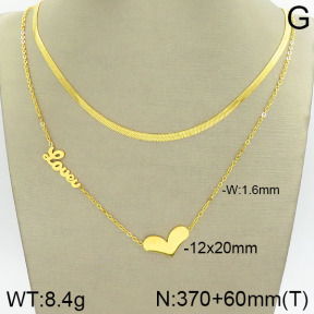 Stainless Steel Necklace  2N2002518vbpb-693