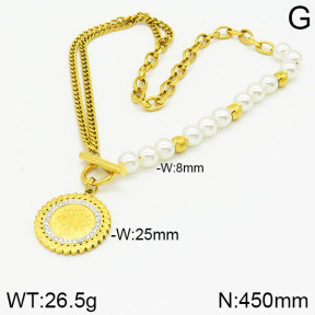Stainless Steel Necklace  2N3001021bvpl-434