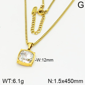 Stainless Steel Necklace  2N4001501vbll-434