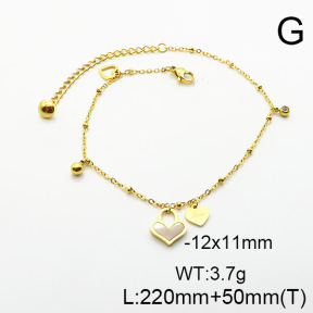 Stainless Steel Anklets  6A9000631bhva-201