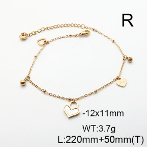 Stainless Steel Anklets  6A9000632bhva-201