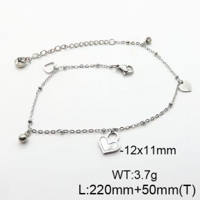 Stainless Steel Anklets  6A9000633vbpb-201