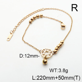 Stainless Steel Anklets  6A9000634bhva-201