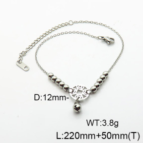 Stainless Steel Anklets  6A9000635vbpb-201