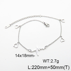 Stainless Steel Anklets  6A9000638vbpb-201