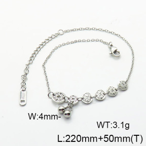 Stainless Steel Anklets  6A9000641vbpb-201