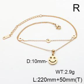 Stainless Steel Anklets  6A9000643bhva-201