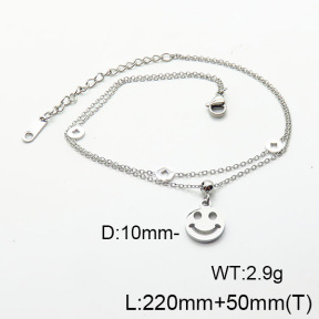 Stainless Steel Anklets  6A9000644vbpb-201
