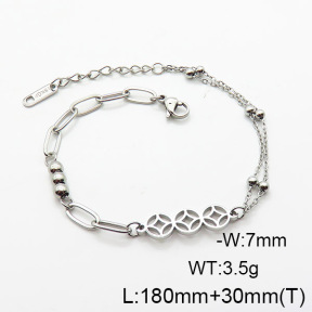 Stainless Steel Bracelet  6B2003870vbpb-201