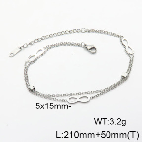 Stainless Steel Bracelet  6B2003880vbpb-201