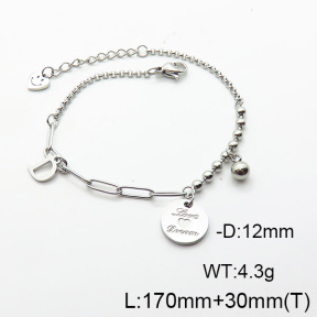 Stainless Steel Bracelet  6B2003889vbpb-201