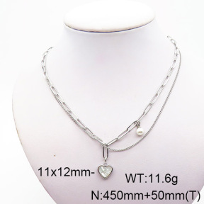 Stainless Steel Necklace  6N3001517bhia-201