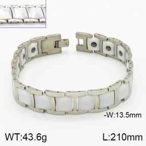 Stainless Steel Bracelet  2B9000004bkab-244
