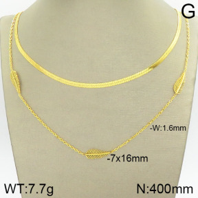 Stainless Steel Necklace  2N2002517vbpb-464