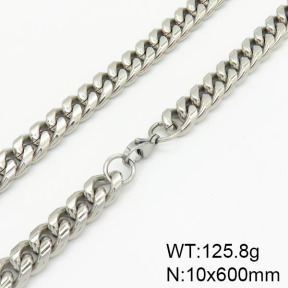 Stainless Steel Necklace  2N2002558bvpl-419