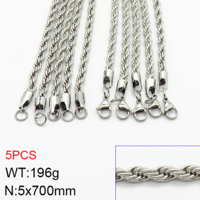 Stainless Steel Necklace  2N2002563aivb-419