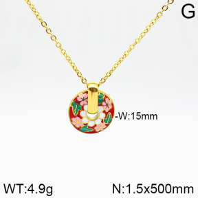 Stainless Steel Necklace  2N3001026ablb-464