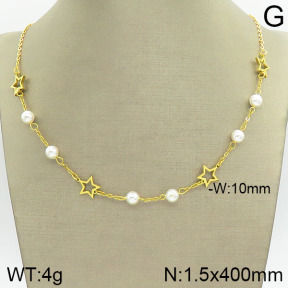 Stainless Steel Necklace  2N3001028bbov-464