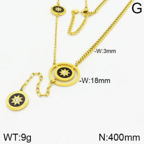 Stainless Steel Necklace  2N4001504vbpb-464