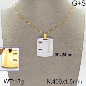 Stainless Steel Necklace  5N2001621bbov-721