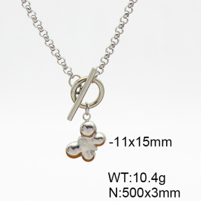 Stainless Steel Necklace  6N2003694bbov-908