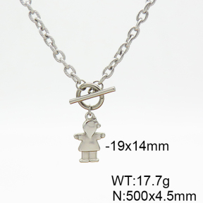 Stainless Steel Necklace  6N2003706bbov-908