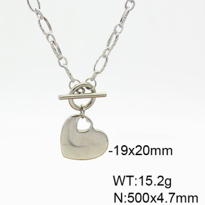 Stainless Steel Necklace  6N2003712bbov-908