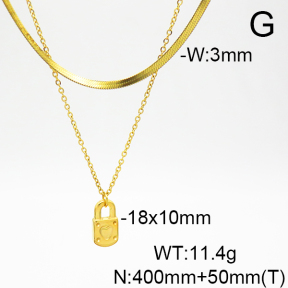 Stainless Steel Necklace  6N2003717abol-908