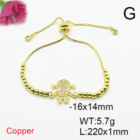 Fashion Copper Bracelet  F6B405962ablb-L017