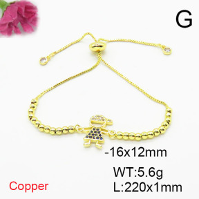 Fashion Copper Bracelet  F6B405964ablb-L017