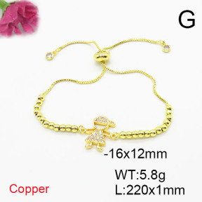 Fashion Copper Bracelet  F6B405966ablb-L017