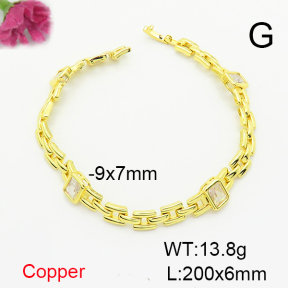 Fashion Copper Bracelet  F6B406032bhia-L017