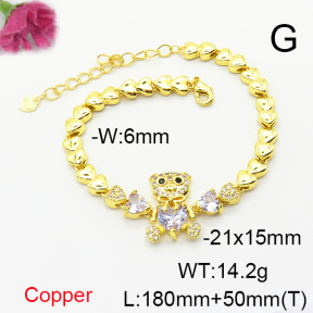 Fashion Copper Bracelet  F6B406033bhia-L017