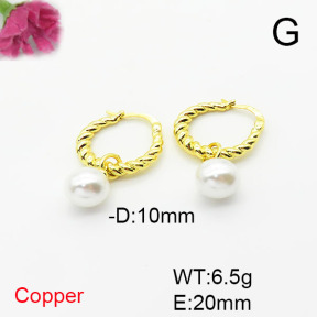Fashion Copper Earrings  F6E301682vbnb-L017