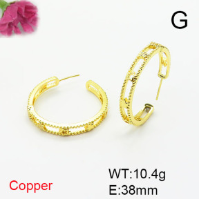 Fashion Copper Earrings  F6E404533bbov-L017