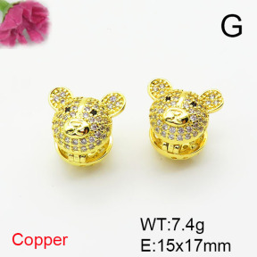 Fashion Copper Earrings  F6E404534bbov-L017