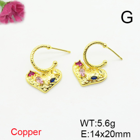 Fashion Copper Earrings  F6E404569vbnb-L017